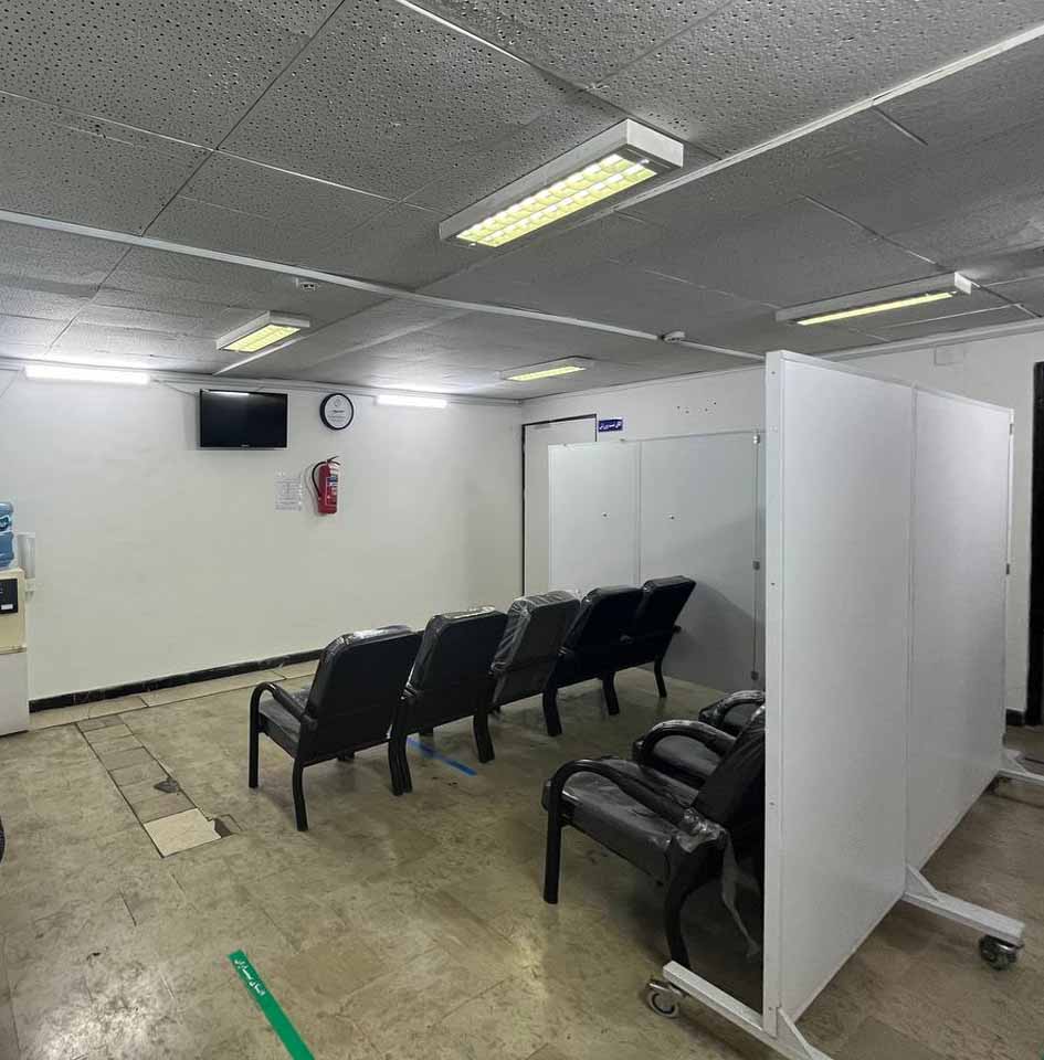 محیطی آرام در مرکز اسکن هسته ای مهرشاد